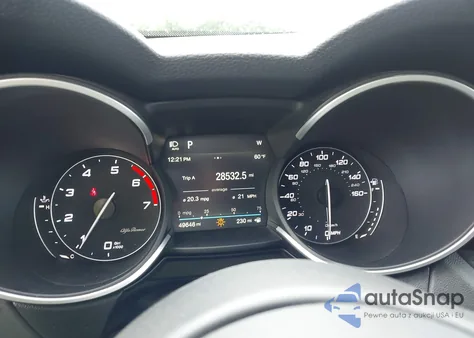 2019 Alfa Romeo Stelvio Awd z USA, uszkodzony, nr VIN ZASPAKAN6K7C73740